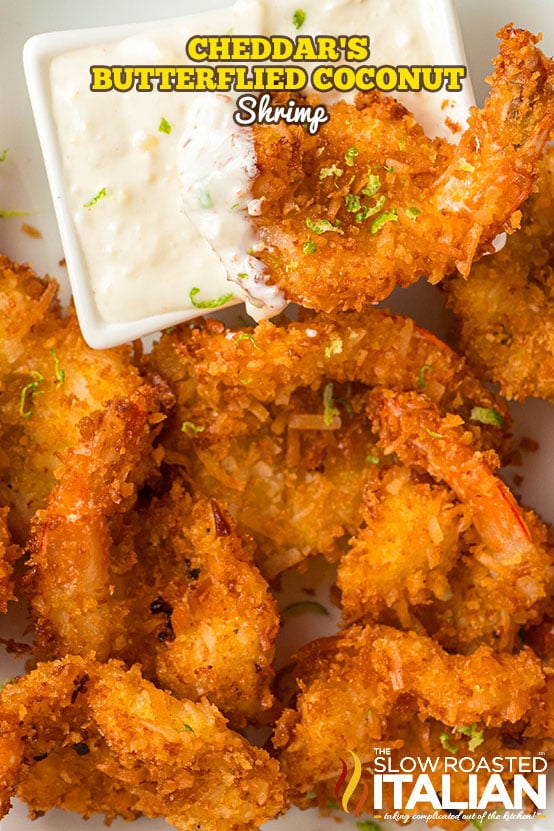 titled: Cheddar's Butterflied Coconut Shrimp