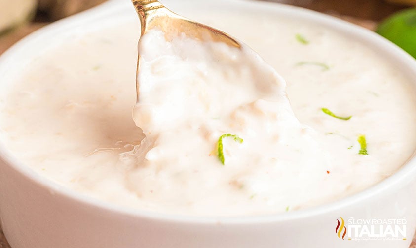 bowl of sauce for coconut shrimp