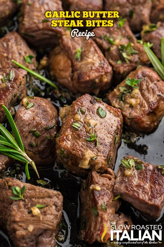 Skillet Garlic Butter Steak Bites