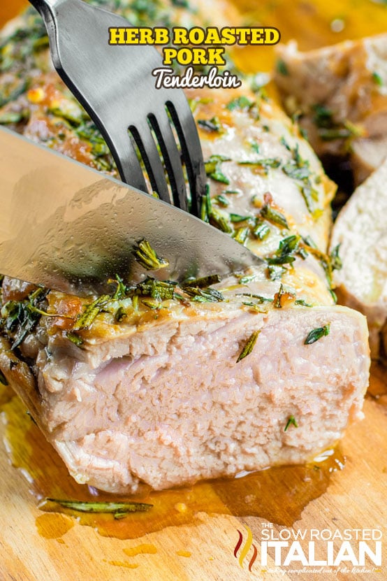 Herb Crusted Pork Tenderloin (Roasted)