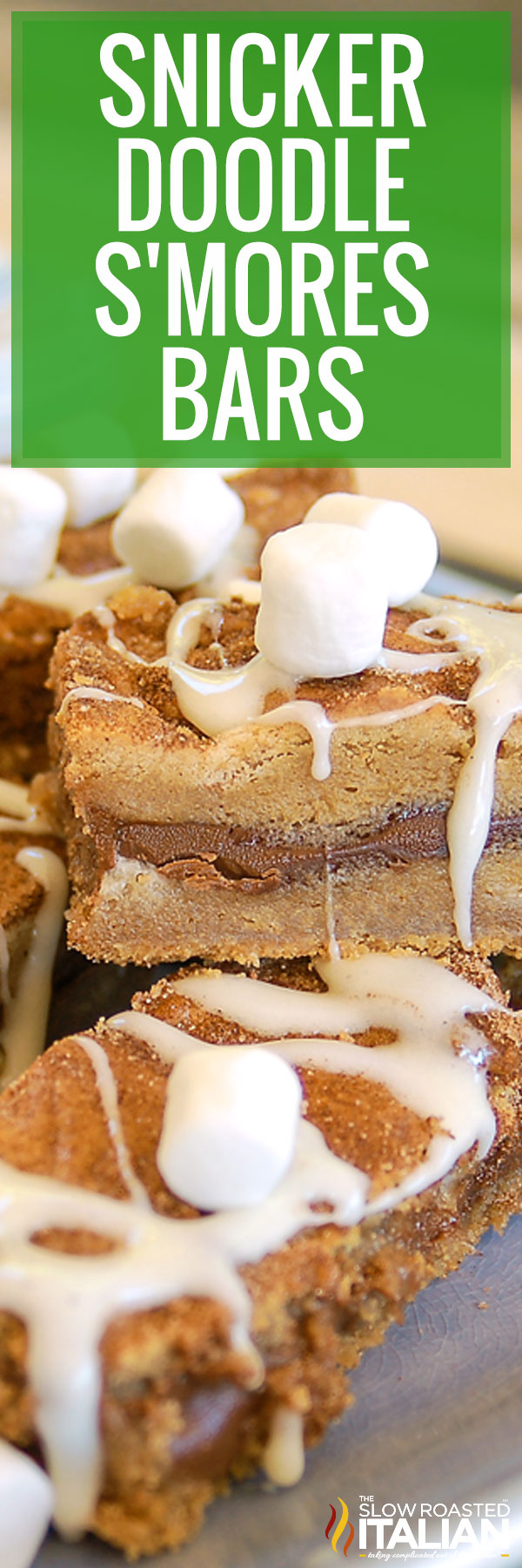 Snickerdoodle S'mores Bars - PIN