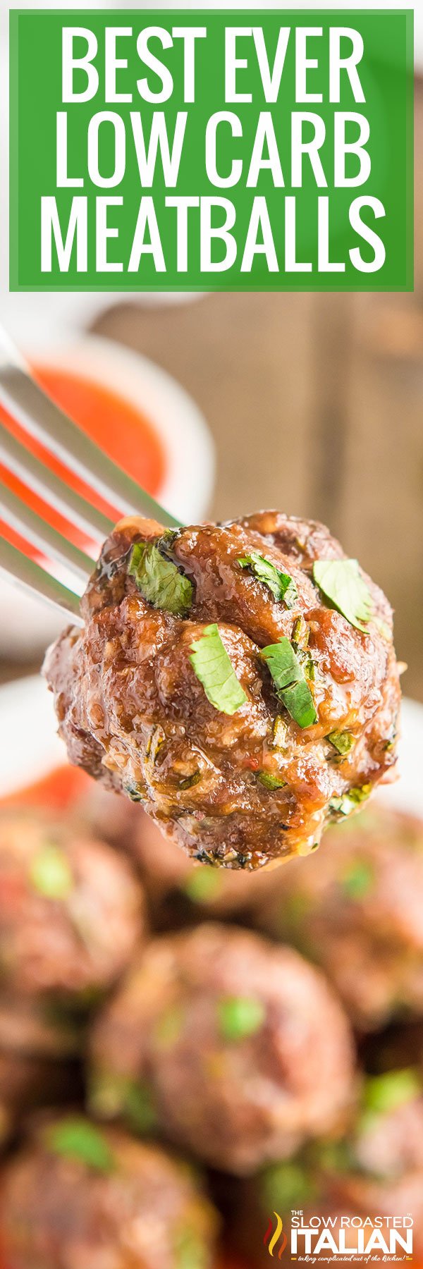 Best Ever Low Carb Meatballs - PIN