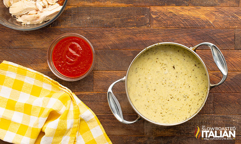 sauce for pesto pasta bake