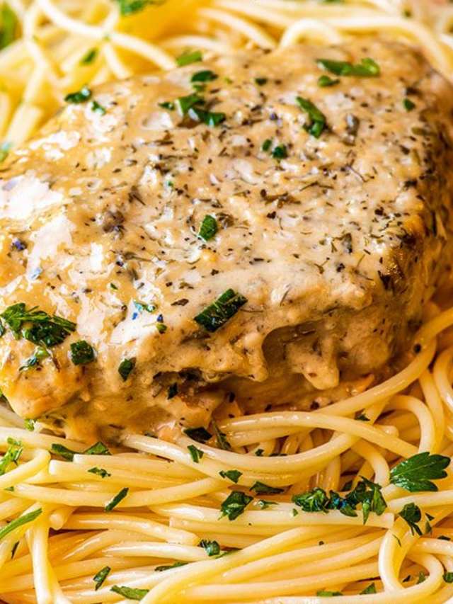 Crockpot Creamy Ranch Pork Chops