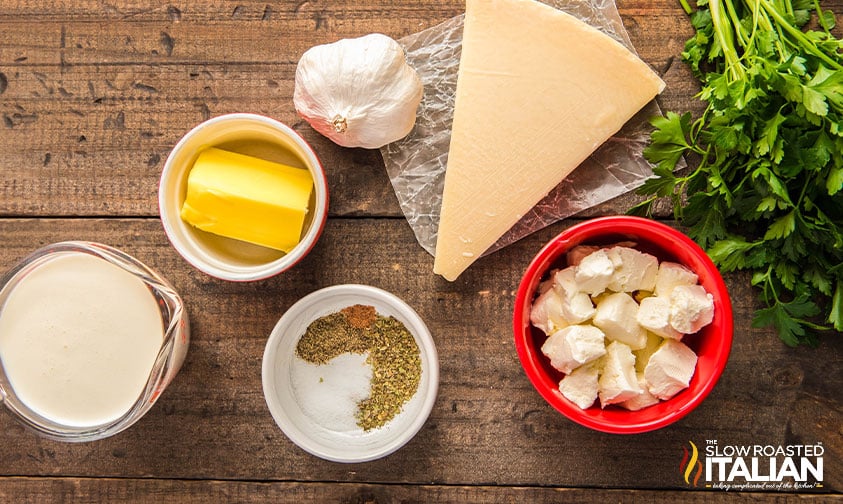 ingredients for low carb alfredo sauce