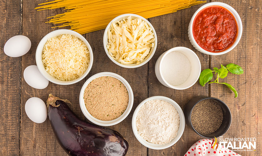 ingredients for olive garden eggplant parmesan recipe