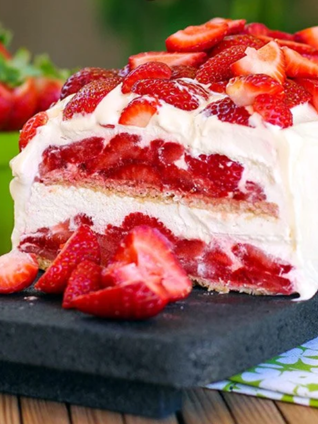 Strawberry Icebox Cake