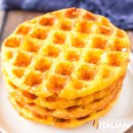 stack of 2 ingredient chaffle recipe
