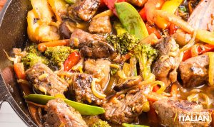 Beef & Vegetables Chop Suey (Stir Fry Recipe) - The Slow Roasted Italian