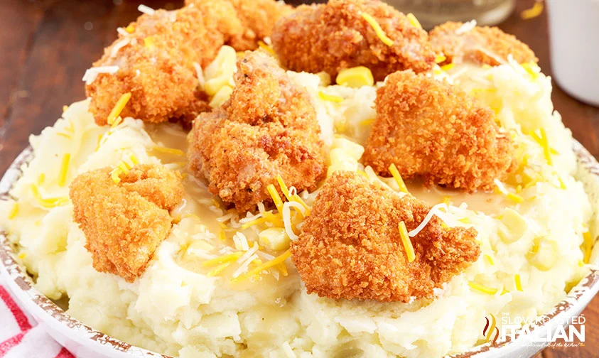 copycat KFC famous bowl with chicken