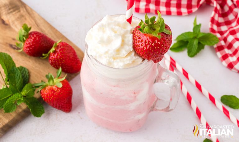 Dreamy Creamy Strawberry Milkshake Recipe - TSRI