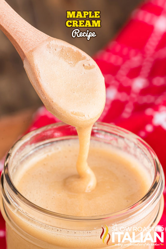 titled: Maple Cream Recipe