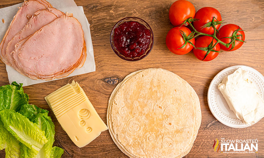 ingredients for costco pinwheel sandwiches