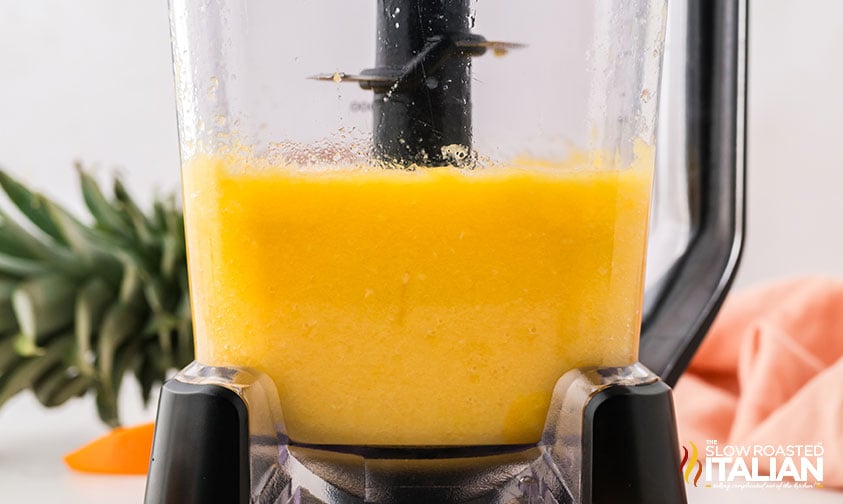 blended oranges and pineapple