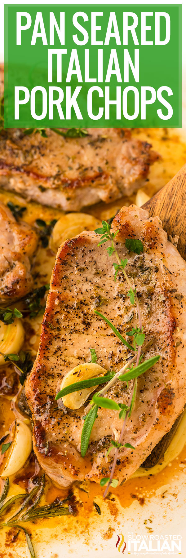 Pan Seared Italian Pork Chops - PIN