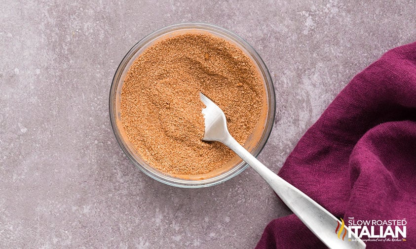 cinnamon sugar topping mixture for Sheet Pan French Toast Recipe