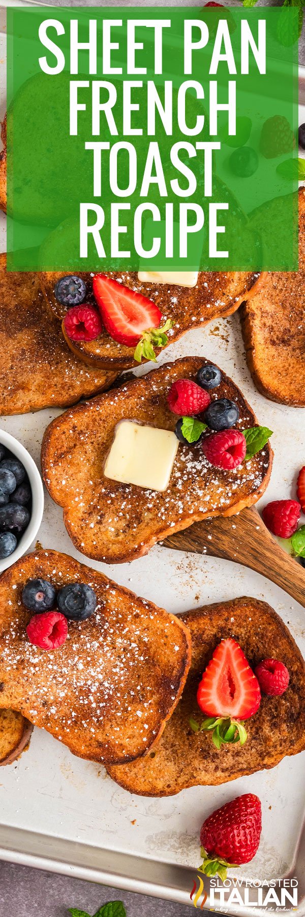 Sheet Pan French Toast Recipe - PIN