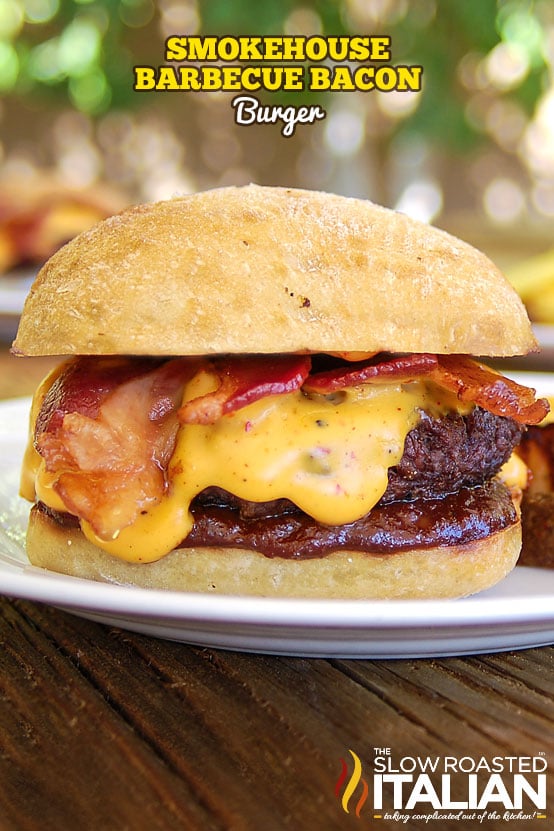 titled: Smokehouse Barbecue Bacon Burger