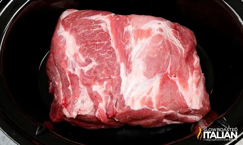 pork shoulder in crockpot for carnitas