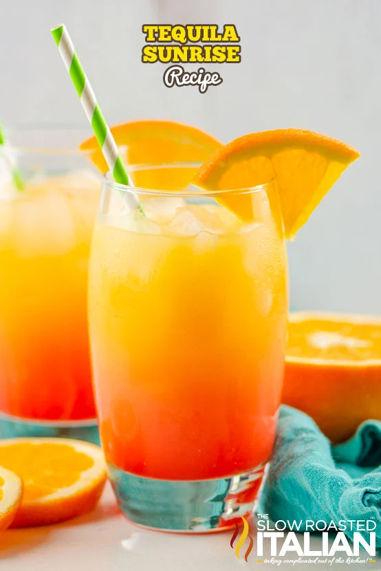 titled image: Tequila Sunrise Recipe