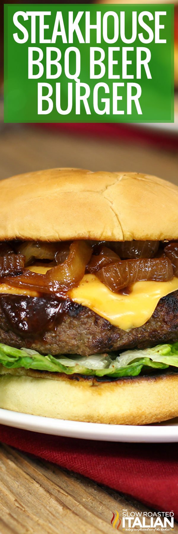 Steakhouse BBQ Beer Burger -PIN