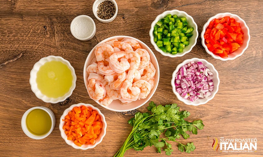 ingredients for copycat costco shrimp ceviche