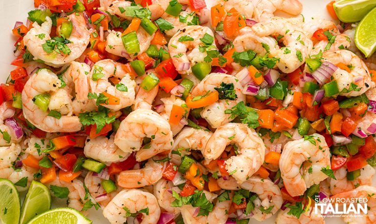 Copycat Costco Shrimp Ceviche - The Slow Roasted Italian