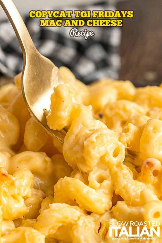titled: Copycat TGI Fridays Mac and Cheese Recipe