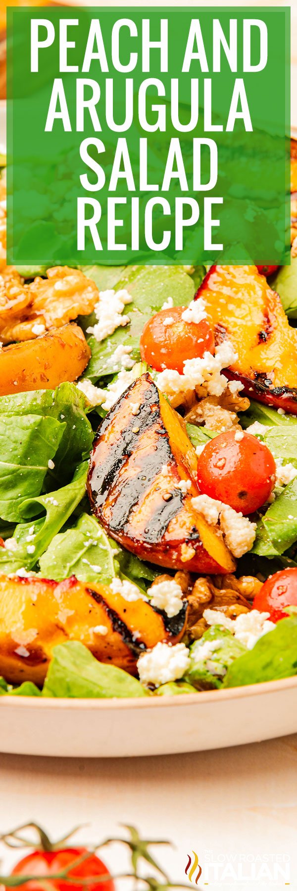 Peach and Arugula Salad Recipe - PIN