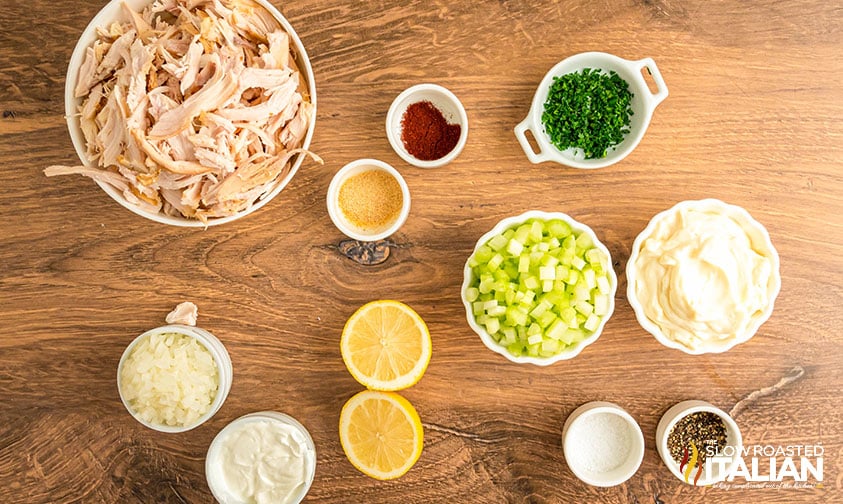 ingredients for costco chicken salad recipe