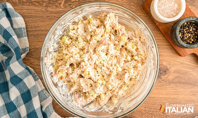 mixed costco chicken salad