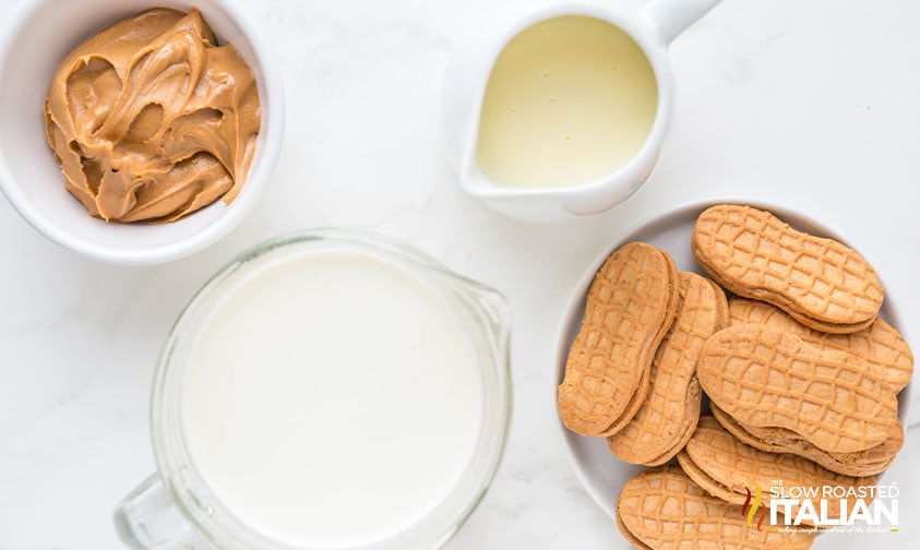ingredients for nutter butter ice cream recipe
