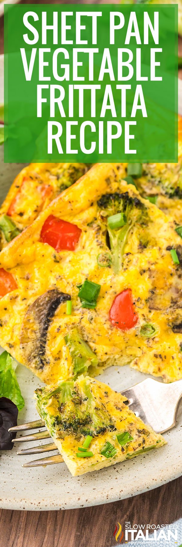 Sheet Pan Vegetable Frittata -PIN