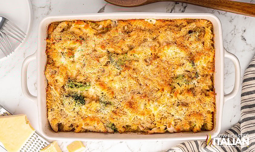 baked chicken alfredo casserole