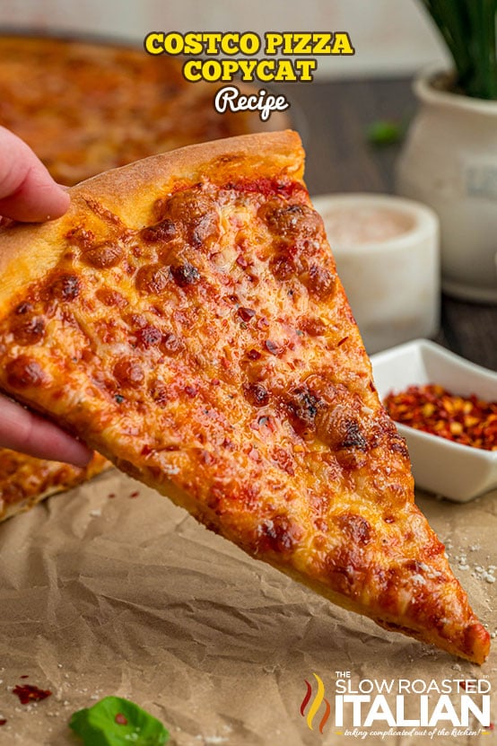 titled: Costco Pizza Copycat Recipe