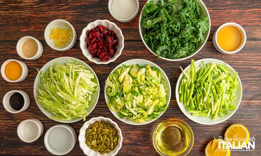ingredients for costco sweet kale salad