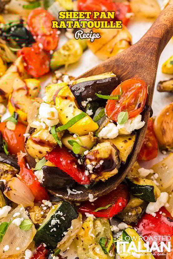 titled: Sheet Pan Ratatouille Recipe