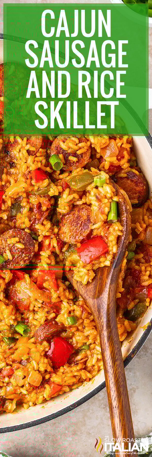 Cajun Sausage and Rice Skillet -PIN