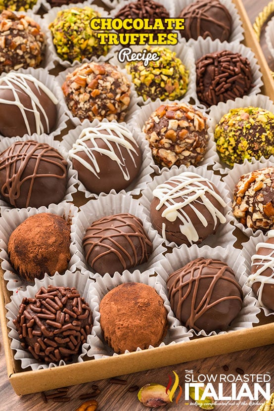 titled: Chocolate Truffles Recipe