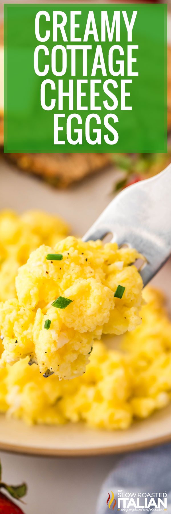 Creamy Cottage Cheese Eggs -PIN