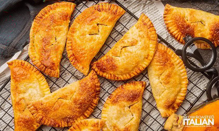golden air fried Harry Potter pumpkin pasties