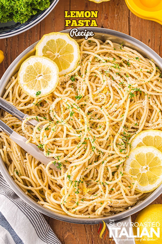 titled: Lemon Pasta Recipe