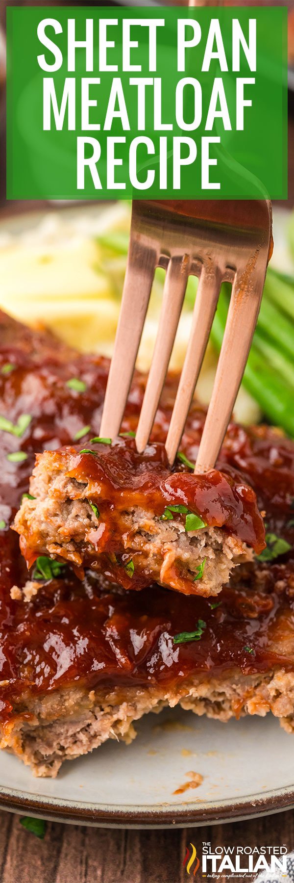 Sheet Pan Meatloaf Recipe -PIN