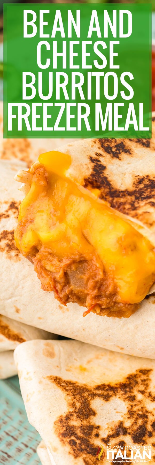 Bean and Cheese Burritos Freezer Meal -PIN