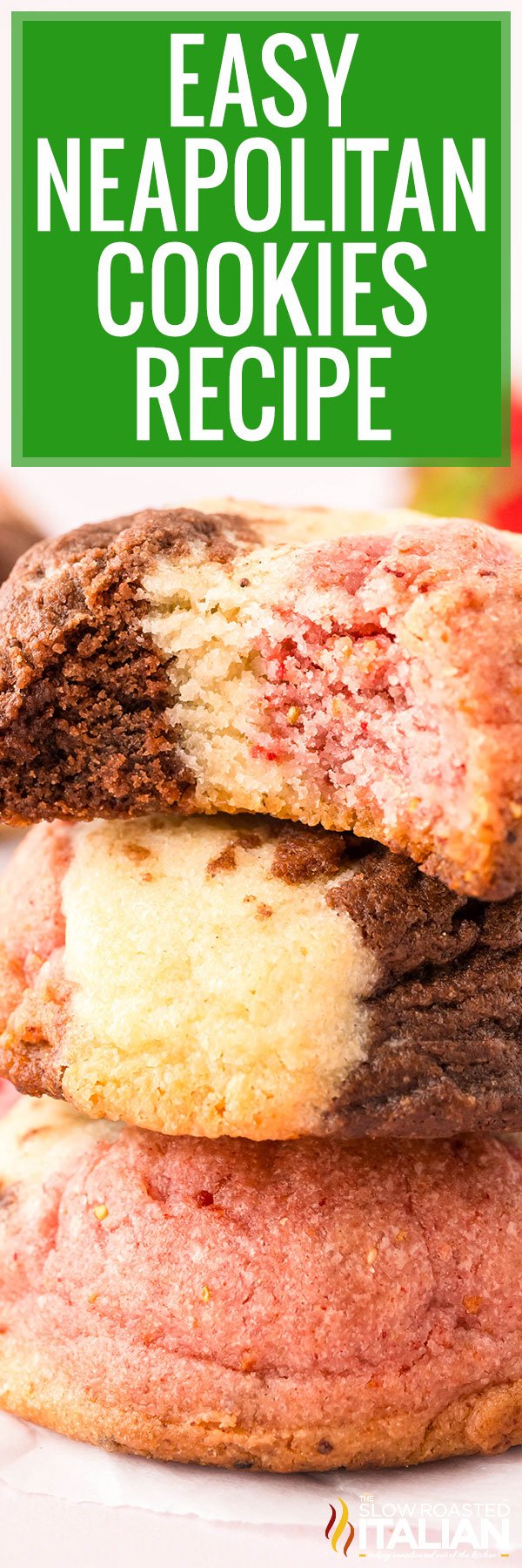 Easy Neapolitan Cookies - PIN