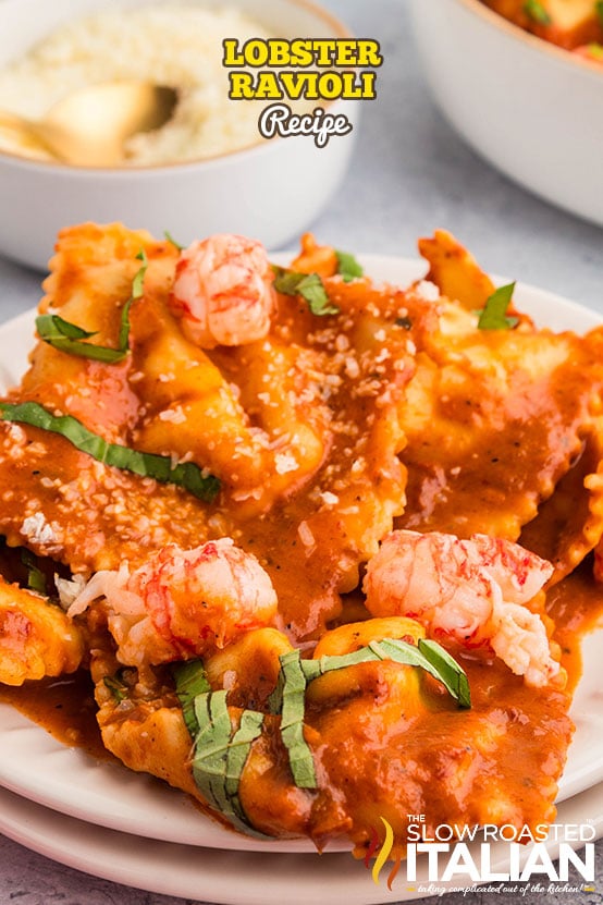 titled: Lobster Ravioli Recipe