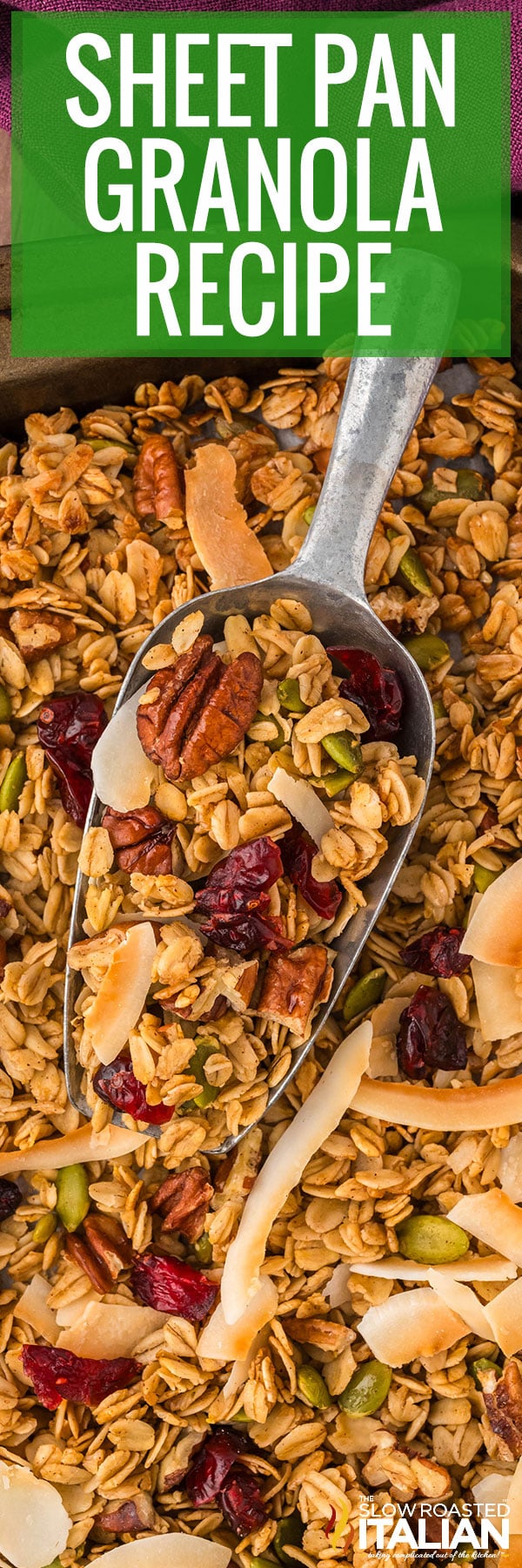 Sheet Pan Granola Recipe -PIN
