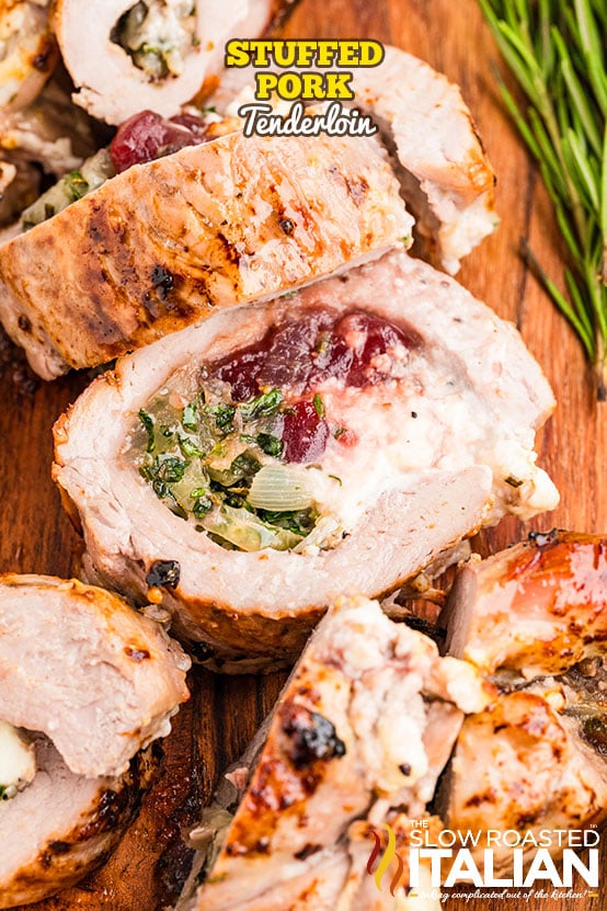 titled: Stuffed Pork Tenderloin