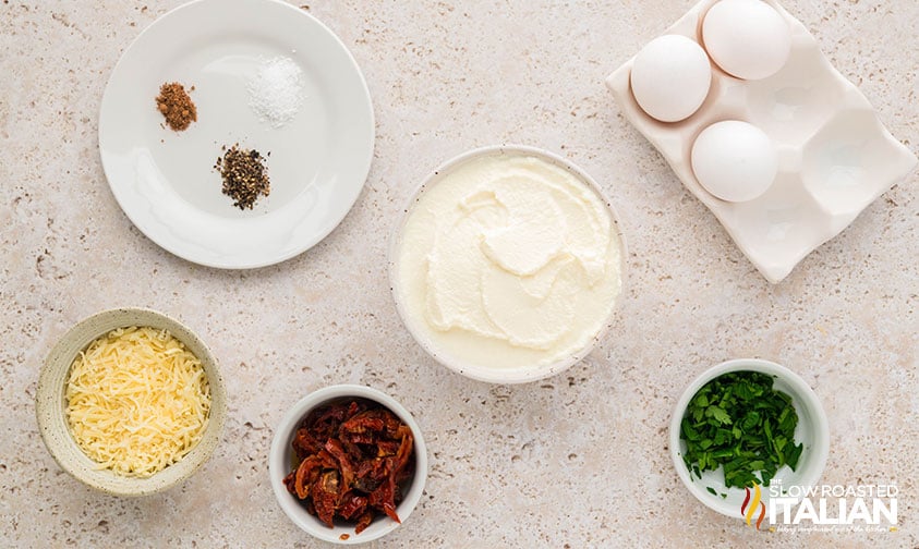 ingredients for baked ricotta
