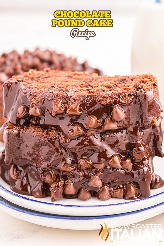 titled: Chocolate Pound Cake Recipe